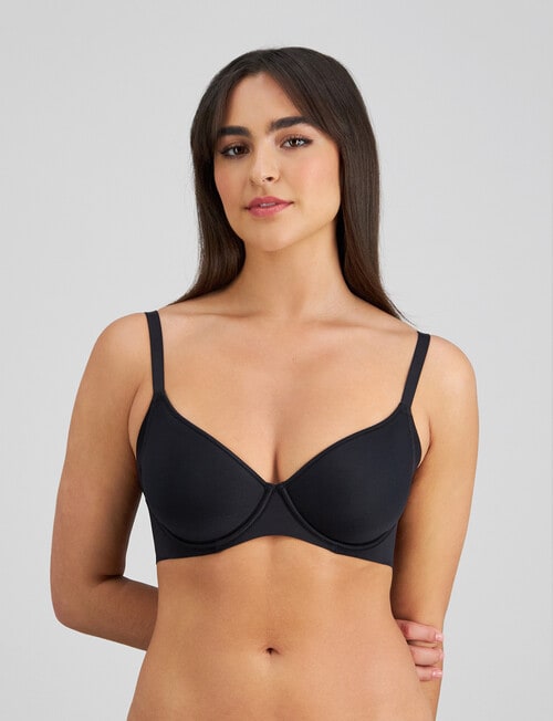 Bendon Flawless Form Contour Bra, Black, B-F product photo