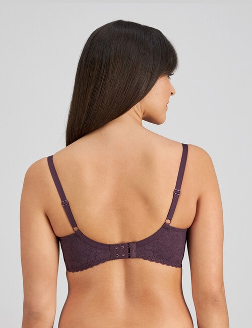 Bendon Hazel Underwire Bra, Plum Perfect, D-G product photo View 02 L