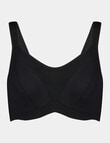 Bendon Power Underwire Sports Bra, Black product photo View 06 S