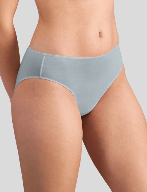 Bendon Au Naturel High Cut Brief, Slate, XS-2XL product photo View 03 L