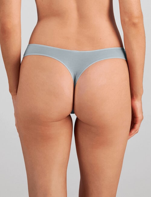 Bendon Au Naturel Thong Brief, Slate, XS-2XL product photo View 02 L