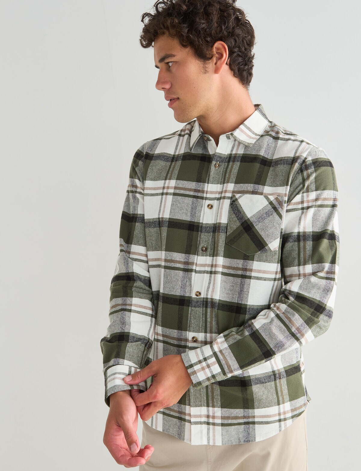 パンツ holiday WASHED CHECK SHIRT PANTS holiday WASHED CHECK SHIRT PANTS カジュアルパンツ