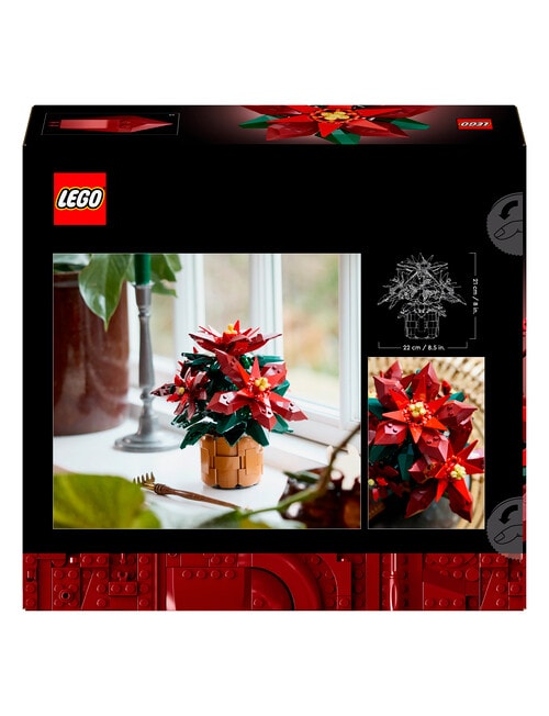 LEGO Botanicals Poinsettia, 10370 product photo View 11 L