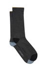 Jockey Gold Top Cotton-Blend Circulation Sock, 2-Pack, Charcoal Marle product photo