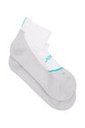 Jockey Performance Quarter Crew Sock, 2-Pack, White with Muri Beach & Deepest Navy product photo View 02 S