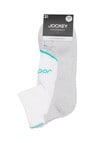 Jockey Performance Quarter Crew Sock, 2-Pack, White with Muri Beach & Deepest Navy product photo View 03 S