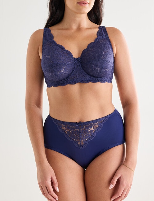 Caprice Lily Full Brief, Blue Print, 12-22 product photo View 03 L