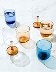 CinCin Chloe Wine Glass, Clear Amber product photo View 02 S