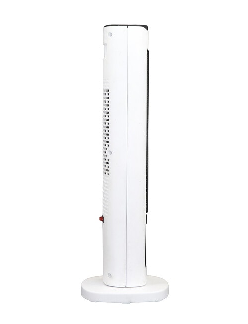 Sheffield Ceramic Tower Heater with Flame, White, PLA1945 product photo View 06 L