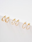 Earsense Split, Plain & Rope Trio, Gold Tone product photo View 03 S