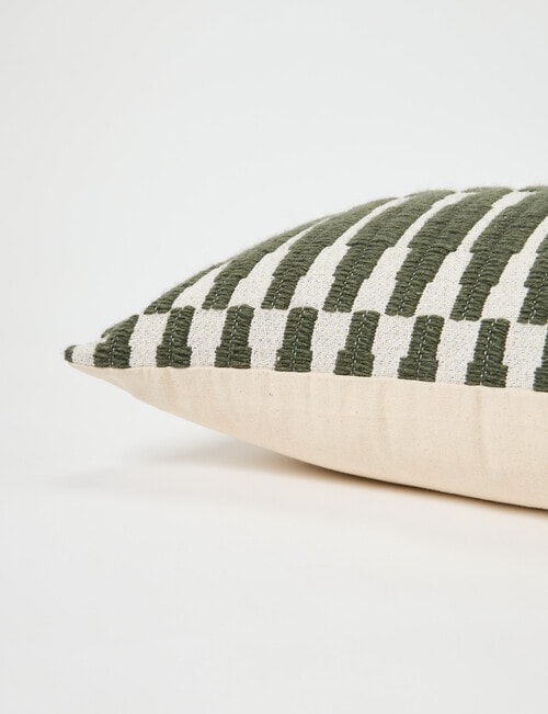 M&Co Patron Woven Cushion, Pearl product photo View 03 L