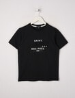 No Issue St Germain Deboss Short Sleeve Tee, Black product photo