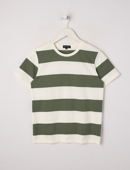 No Issue Stripe Short Sleeve Tee, Sage product photo