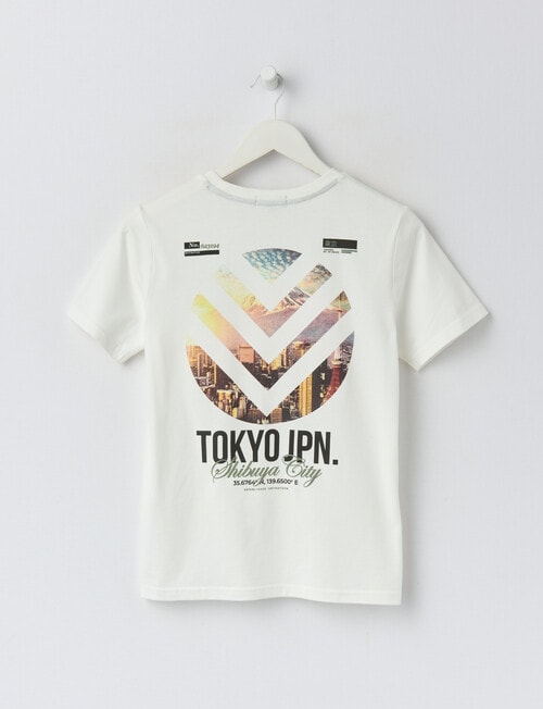 No Issue Japan Print Shortsleeve Tee, Ivory product photo View 02 L