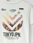 No Issue Japan Print Shortsleeve Tee, Ivory product photo View 04 S