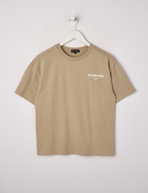 No Issue St Germain Short Sleeve Box Tee, Sand product photo