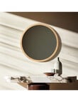 M&Co Turner Wall Round Mirror, Natural product photo