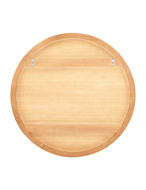 M&Co Turner Wall Round Mirror, Natural product photo View 05 L