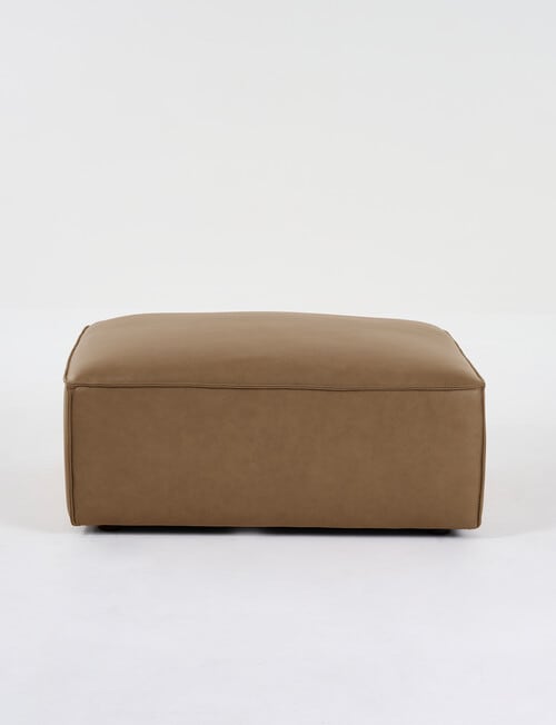 Marcello&Co Loft Leather Modular Ottoman product photo View 02 L