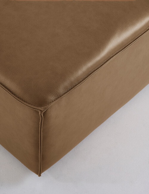 Marcello&Co Loft Leather Modular Ottoman product photo View 03 L