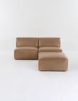 Marcello&Co Loft Leather Modular Ottoman product photo View 14 S
