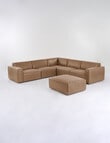 Marcello&Co Loft Leather Modular Ottoman product photo View 16 S