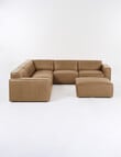 Marcello&Co Loft Leather Modular Ottoman product photo View 17 S