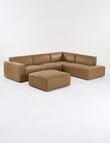 Marcello&Co Loft Leather Modular Ottoman product photo View 30 S