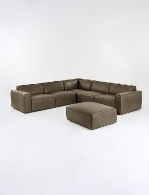 Marcello&Co Loft Leather Modular Corner product photo View 07 L