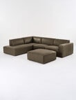 Marcello&Co Loft Leather Modular Corner product photo View 38 S