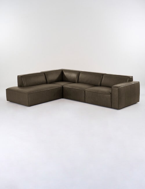 Marcello&Co Loft Leather Modular Left Chaise product photo View 11 L