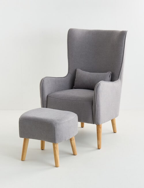 Babyhood Venice Rocking Chair, Steel Grey product photo View 02 L