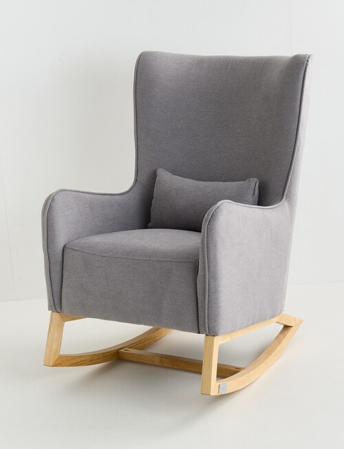 Babyhood Venice Rocking Chair, Steel Grey product photo View 03 L