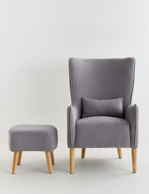 Babyhood Venice Rocking Chair, Steel Grey product photo View 06 L