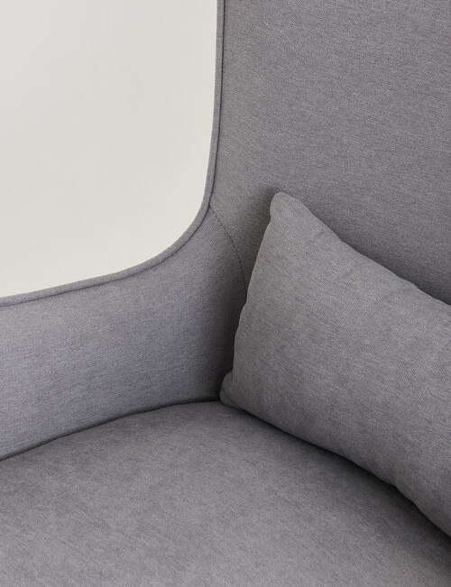 Babyhood Venice Rocking Chair, Steel Grey product photo View 09 L