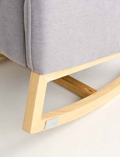 Babyhood Venice Rocking Chair, Steel Grey product photo View 11 L