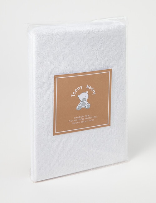 Teeny Weeny Terry Cot Mattress Protector product photo View 03 L