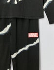 Licensed Marvel Avengers Assemble PJ Set, Charcoal, 8-16 product photo View 03 S