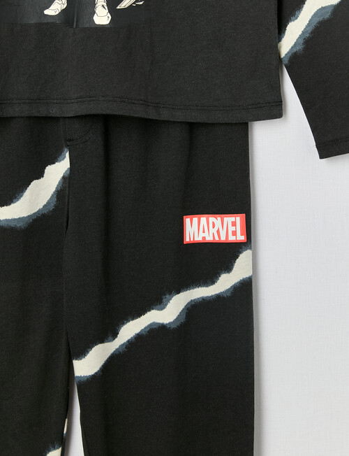 Licensed Marvel Avengers Assemble PJ Set, Charcoal, 8-16 product photo View 03 L