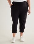 Superfit Curve Cropped Jogger, Black product photo