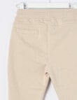 Mac & Ellie Knee Panel Trackpant, Stone product photo View 02 S