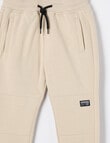 Mac & Ellie Knee Panel Trackpant, Stone product photo View 03 S