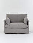 LUCA Furniture Orlando Fabric Chair, Grey product photo