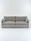 LUCA Furniture Orlando Fabric 3 Seater Sofa, Grey product photo