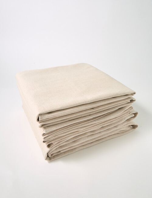 LUCA Furniture Orlando Cover Fabric 3 Seater Sofa, Natural product photo