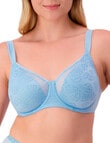 Triumph Lacy Minimiser Bra, 2-Pack, Blue Sea & Grey product photo View 02 S