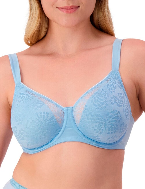 Triumph Lacy Minimiser Bra, 2-Pack, Blue Sea & Grey product photo View 02 L