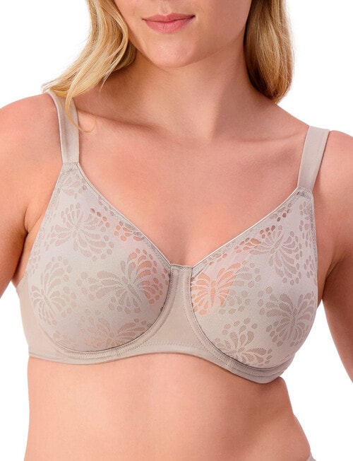 Triumph Lacy Minimiser Bra, 2-Pack, Blue Sea & Grey product photo View 04 L