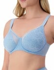 Triumph Lacy Minimiser Bra, 2-Pack, Blue Sea & Grey product photo View 06 S