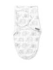 Swaddle Me Mono Swaddle, Scribble Elephant, 1-Pack, 0-3m product photo